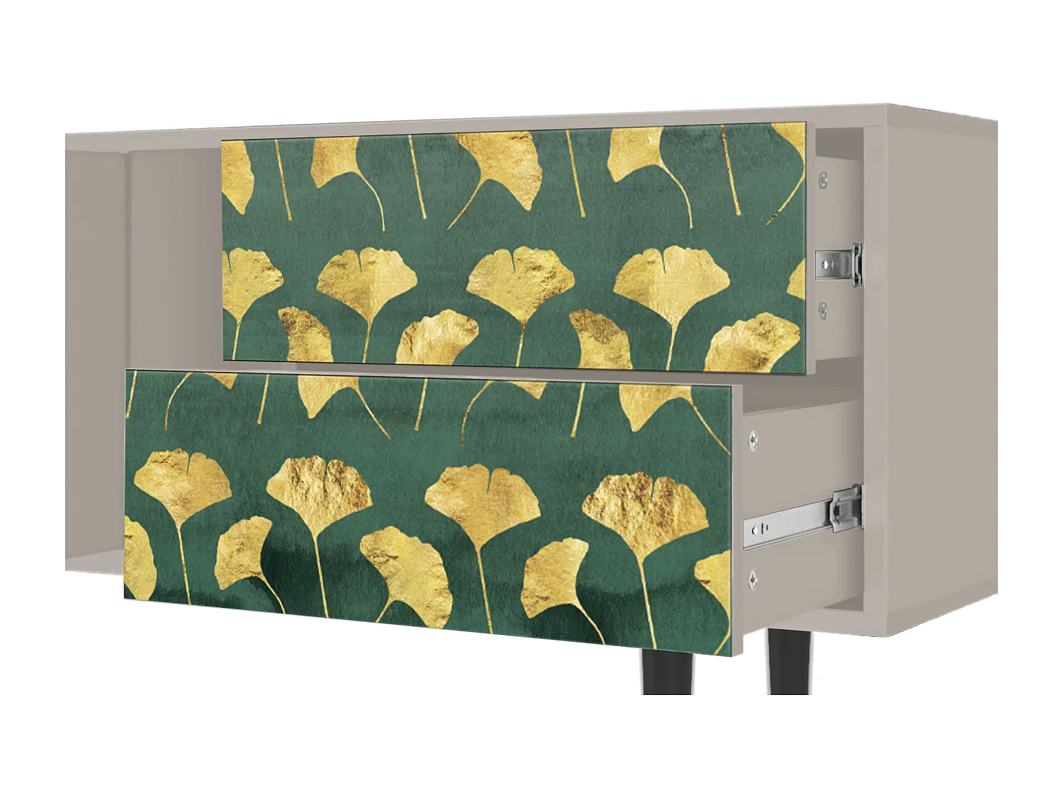 Mueble de TV - 170х69х48 cm - T1 - Gingko leaves, Areia