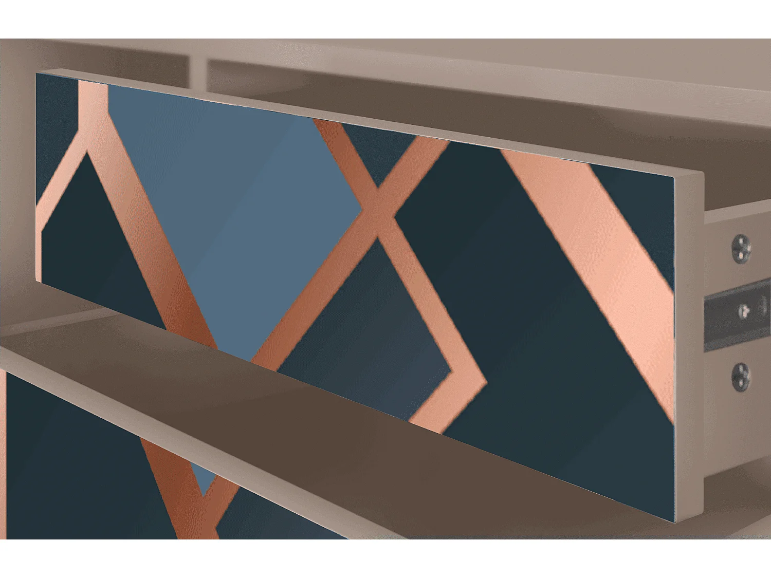 TV-Möbel - 170х59х48 cm - T4 - Ashy 1920', Latte