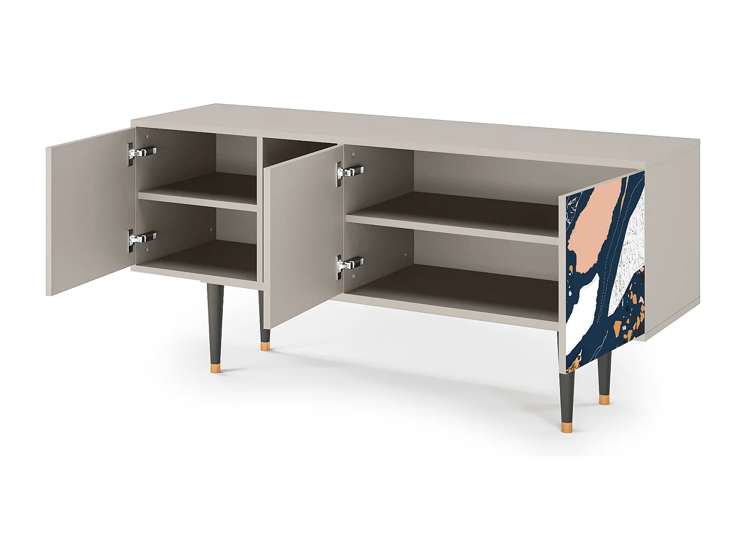 Mobile TV - 150х69х41 cm - T5 - Nude Iceberg, Sabbia