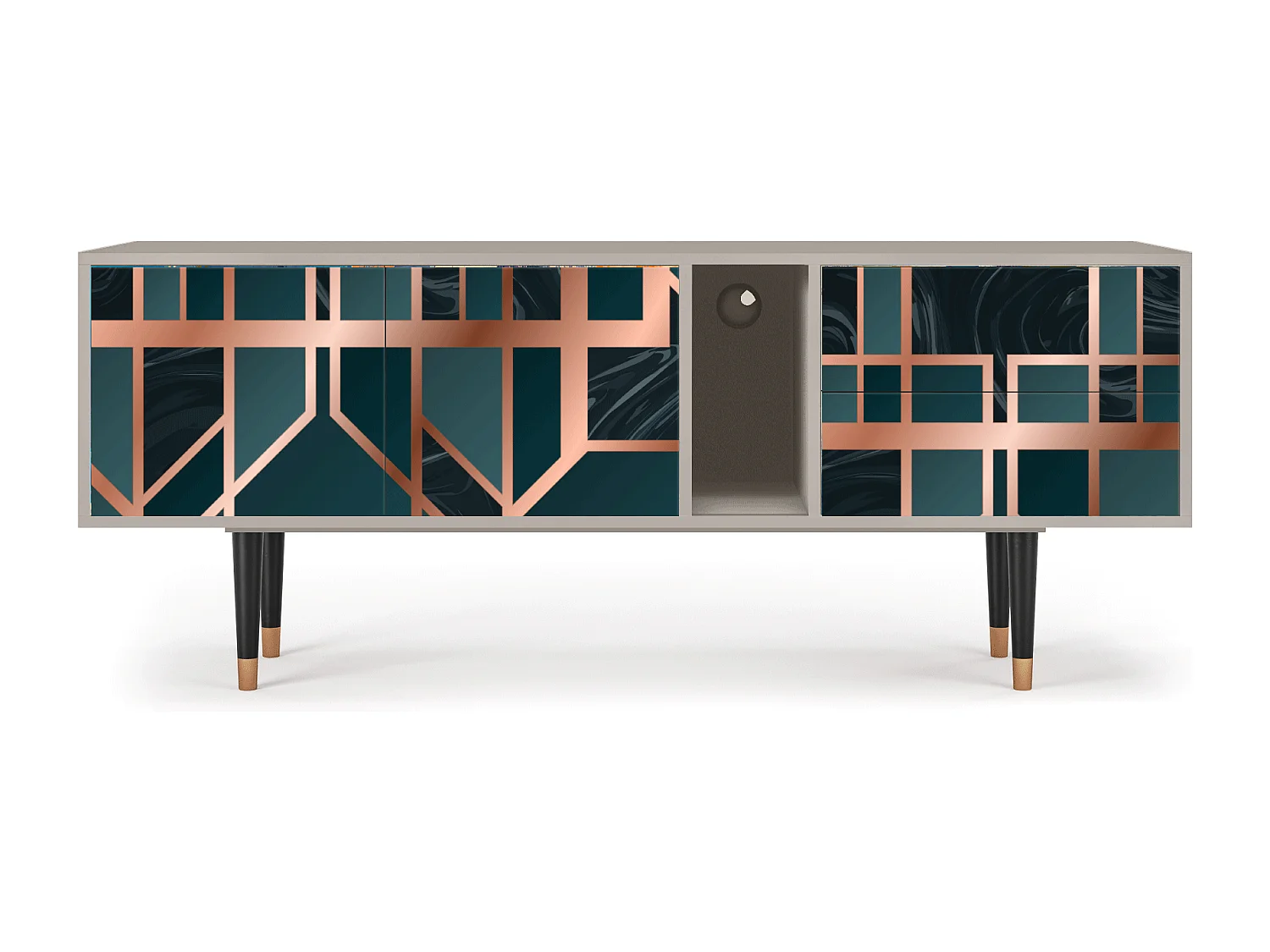 Meuble TV - 170х69х48 cm - T1 - Emerald Metro, Sable