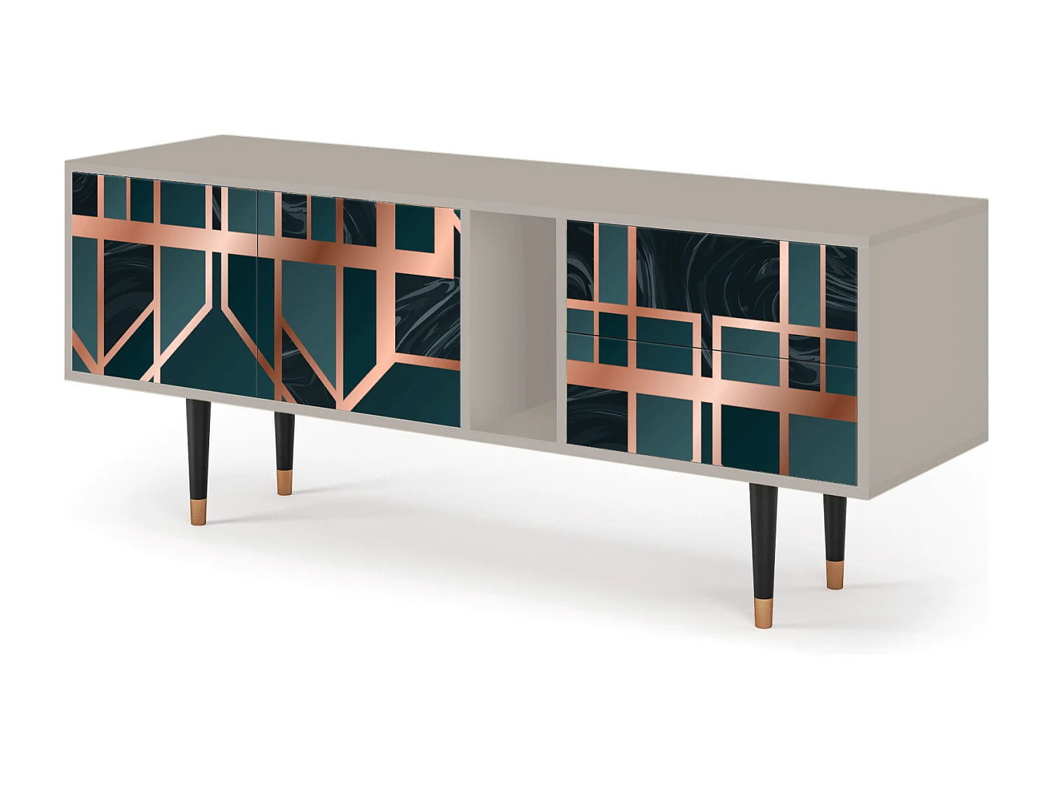 Meuble TV - 170х69х48 cm - T1 - Emerald Metro, Sable