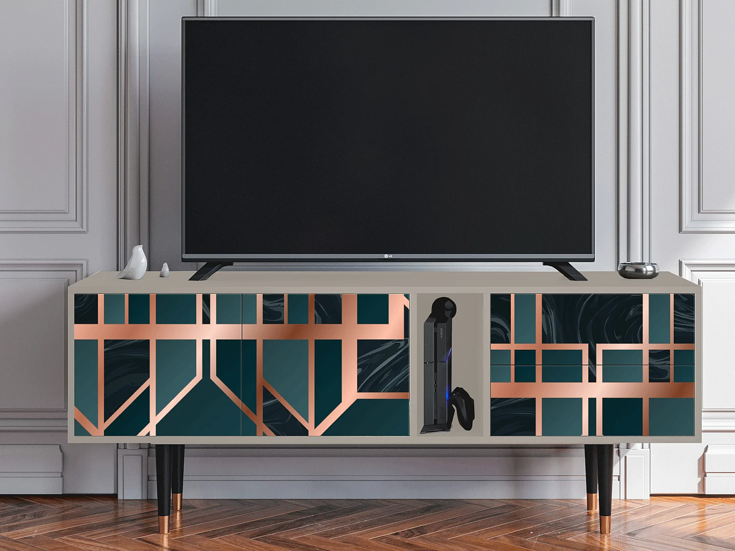 TV-Möbel - 170х69х48 cm - T1 - Emerald Metro, Sand