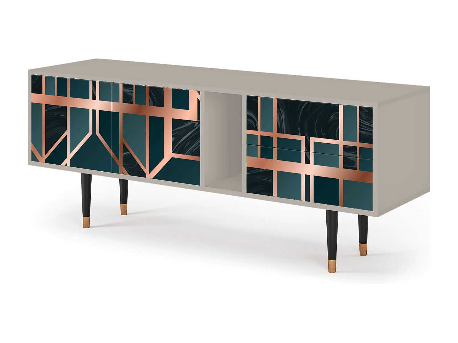 TV-Möbel - 170х69х48 cm - T1 - Emerald Metro, Sand