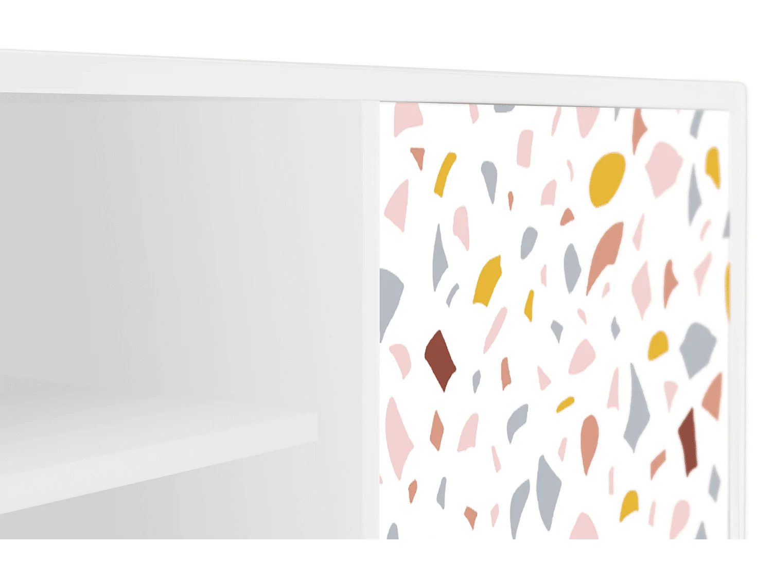 Mobile TV - 170х69х48 cm - T2 - Marmelade Cheese, Bianco