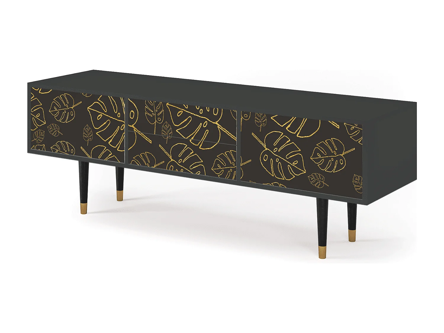 TV-Möbel - 170х59х48 cm - T4 - Fall Of The Leaves, Anthrazit