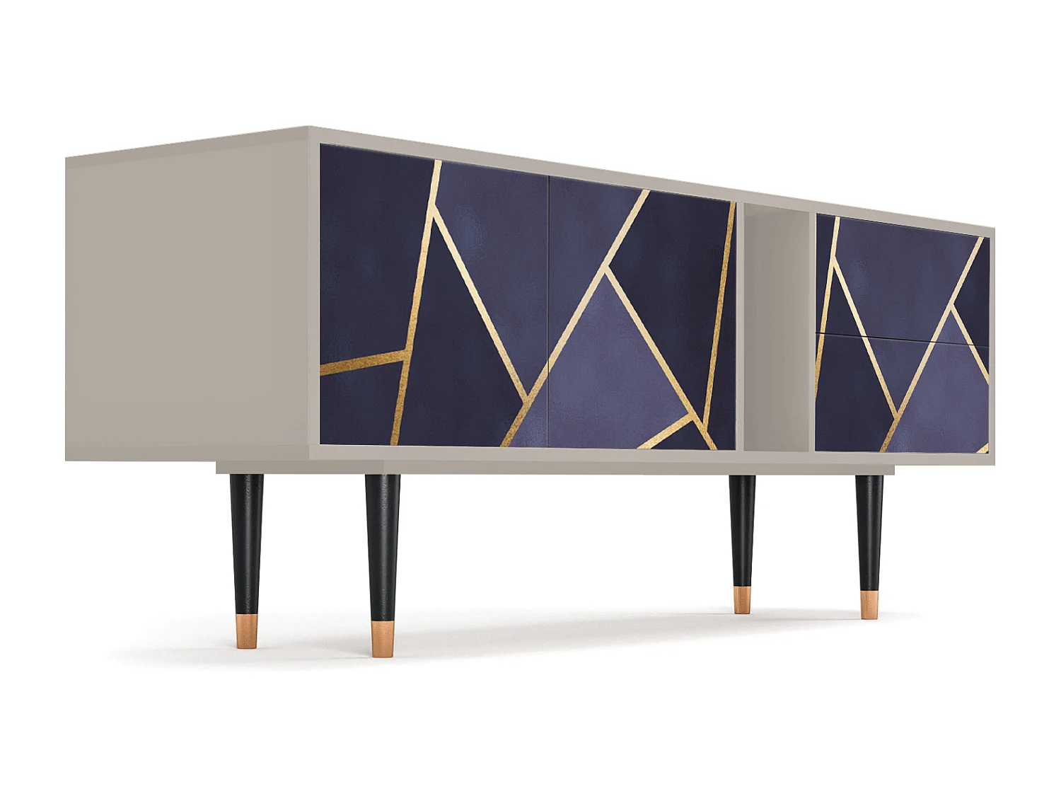 Meuble TV - 170х69х48 cm - T1 - The Amethyst, Sable