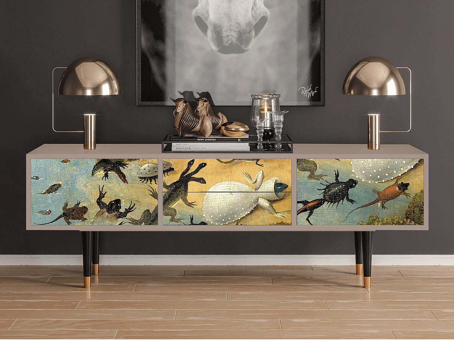 TV-meubel - 170х59х48 cm - T4 - The Garden by Bosch, Latte