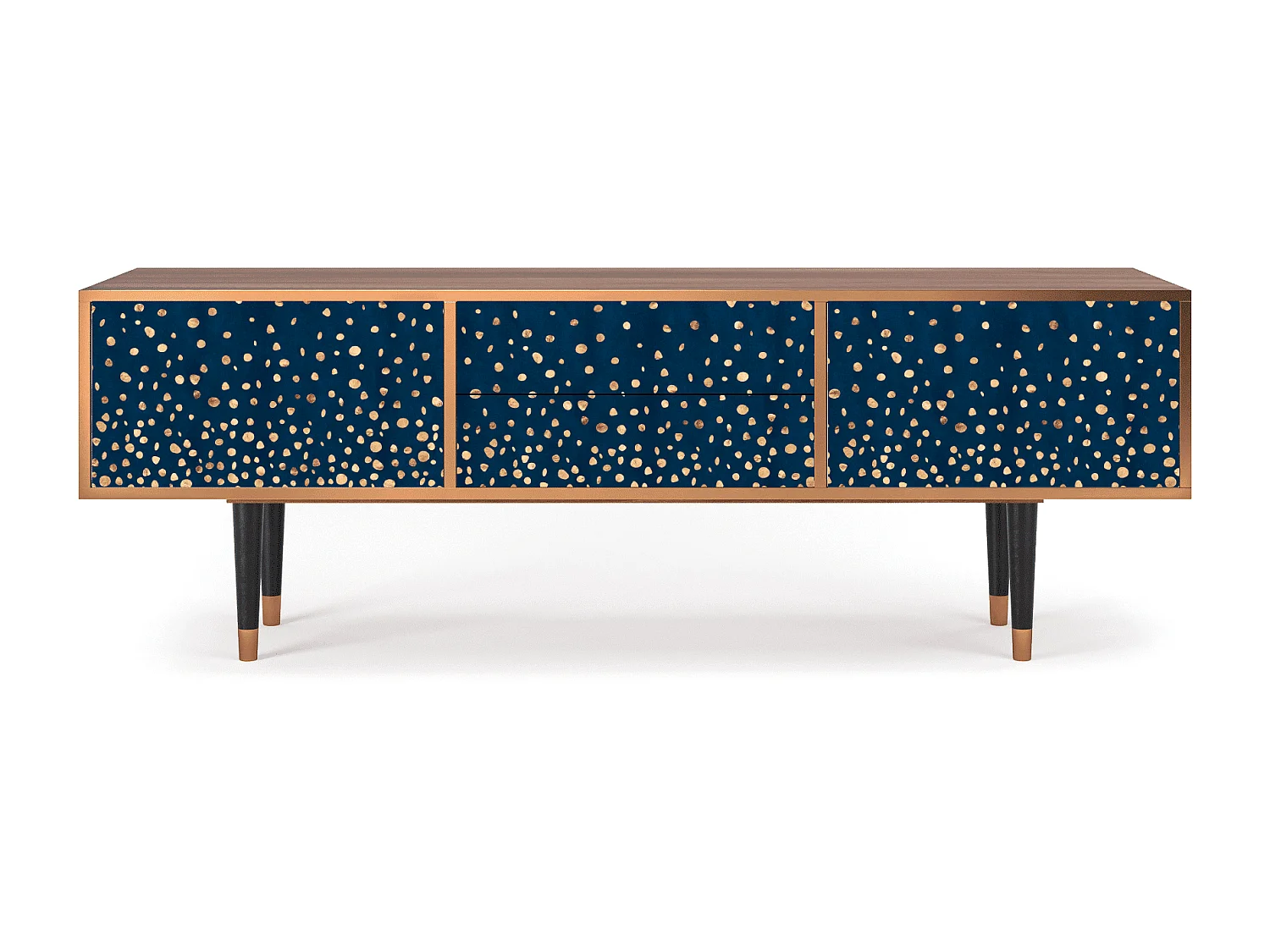 TV-Möbel - 170х59х48 cm - T4 - Night Skies, Walnuss