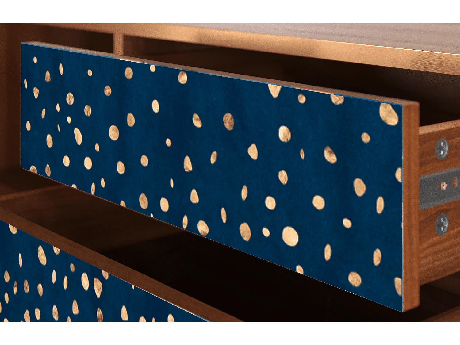 TV-Möbel - 170х59х48 cm - T4 - Night Skies, Walnuss