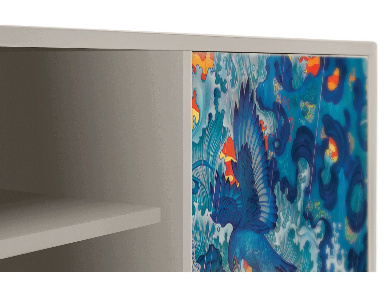 TV-Möbel - 170х69х48 cm - T2 - The Girl - James Jean, Sand