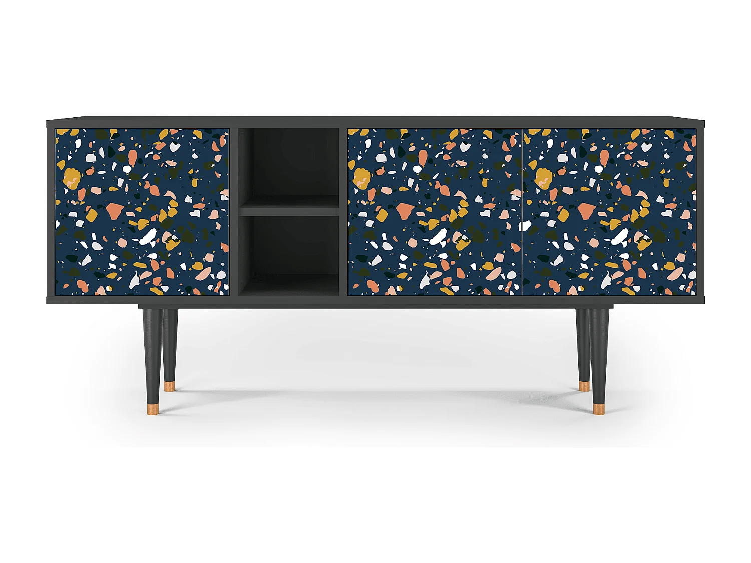 Meuble TV - 150х69х41 cm - T5 - Night Sky Langhterns, Anthracite