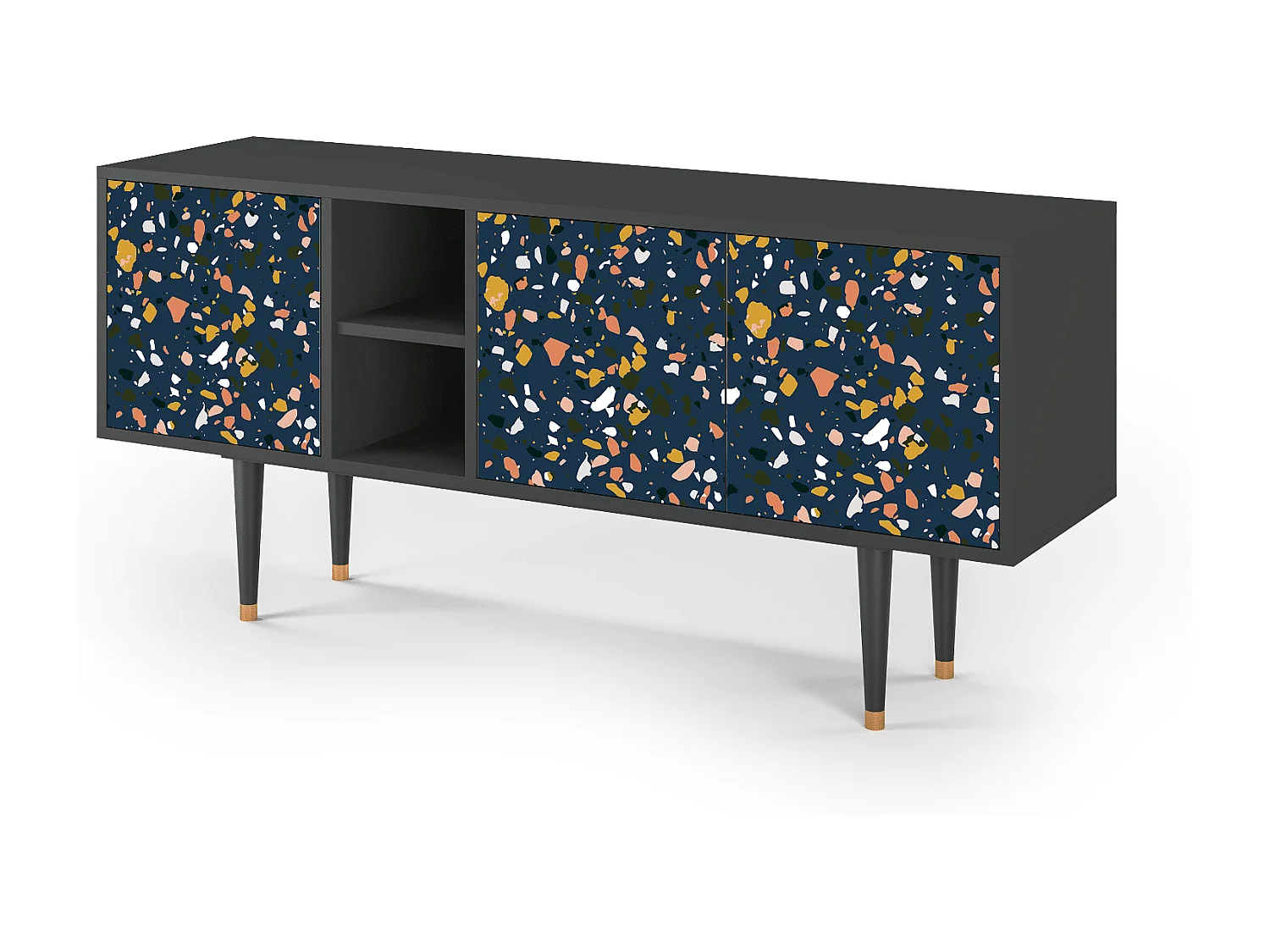 Meuble TV - 150х69х41 cm - T5 - Night Sky Langhterns, Anthracite