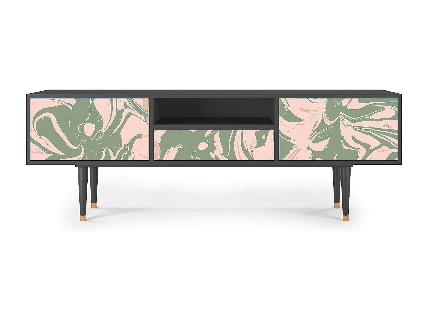 TV-meubel - 170х59х41 cm - T6 - Aquarelle, Antraciet