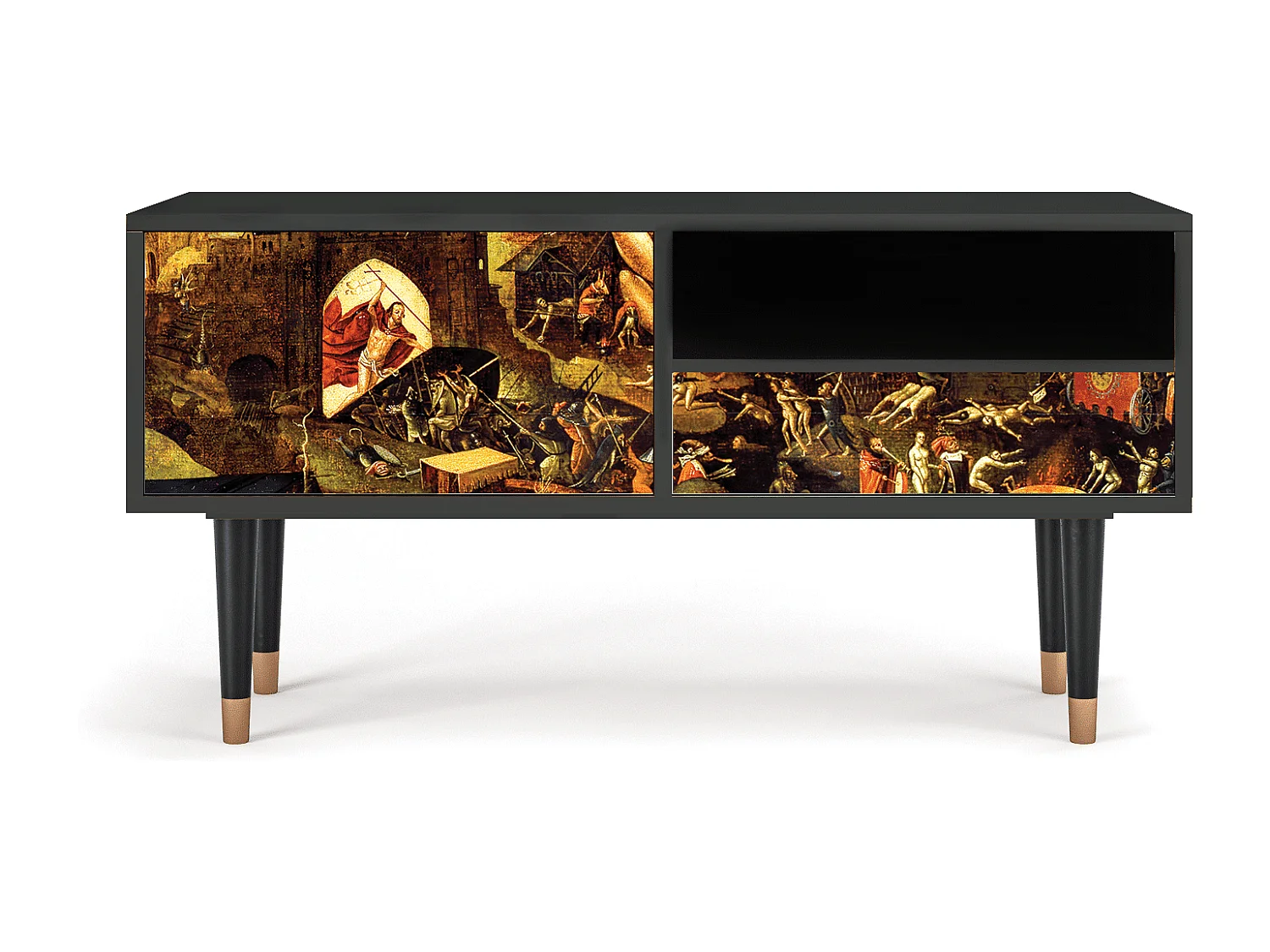 TV-meubel - 115х59х48 cm - T3 - Christ in Limbo, Antraciet