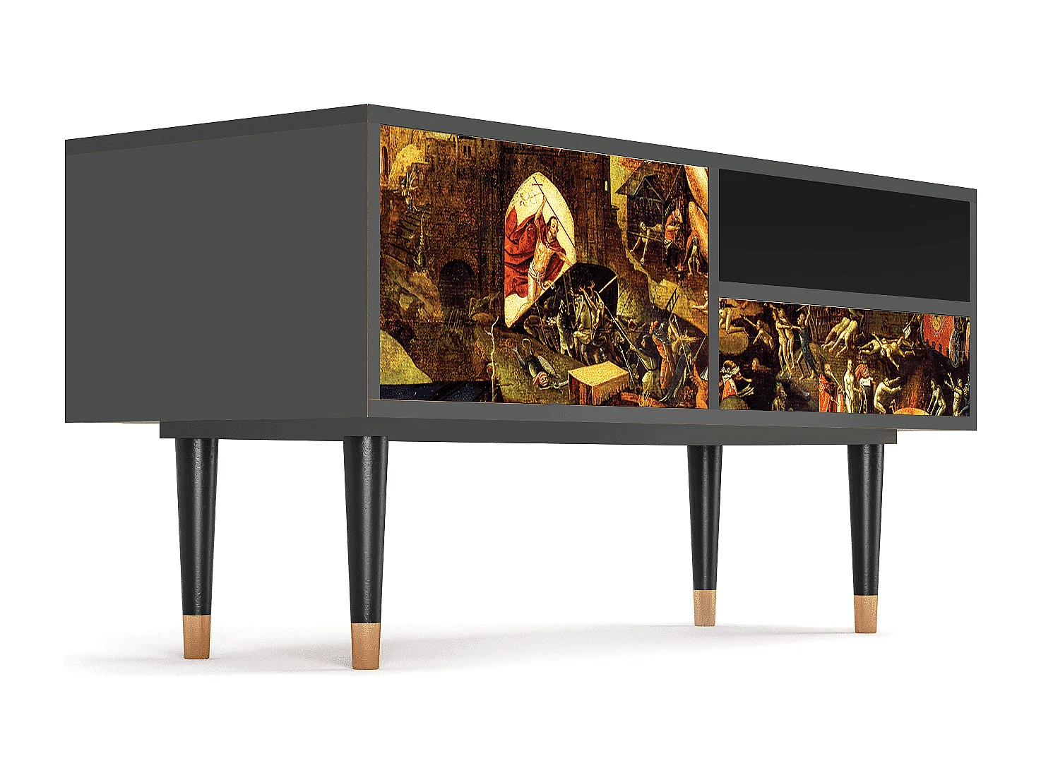 TV-meubel - 115х59х48 cm - T3 - Christ in Limbo, Antraciet