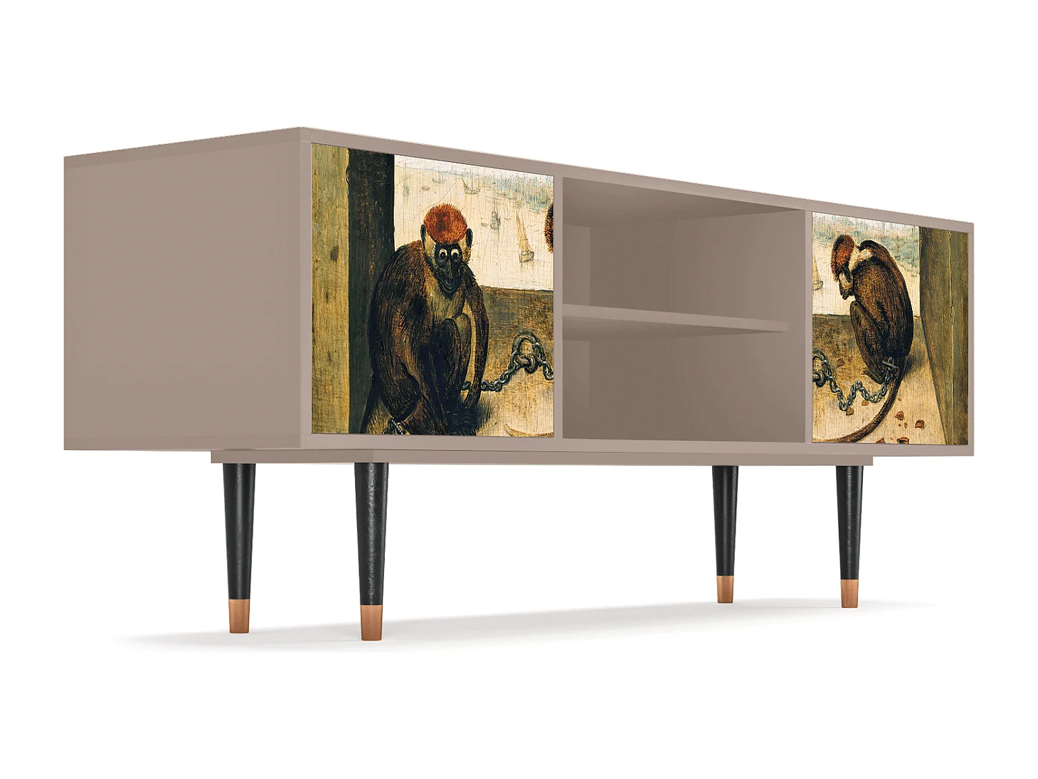 Mueble de TV - 170х69х48 cm - T2 - Two Monkeys, Latte
