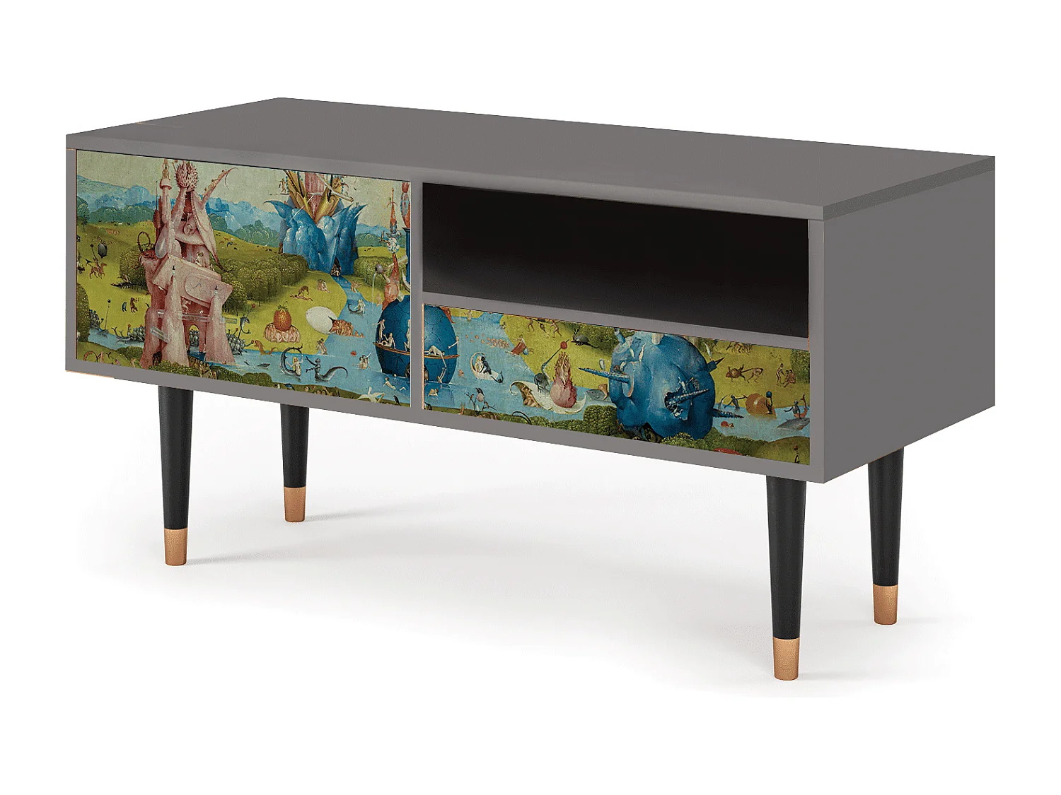 Meuble TV - 115х59х48 cm - T3 - The Garden 2 by Bosch, Gris