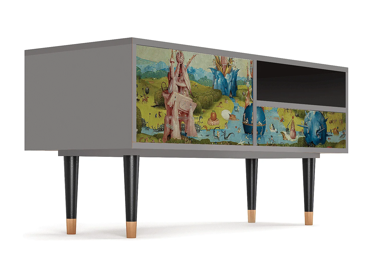 Meuble TV - 115х59х48 cm - T3 - The Garden 2 by Bosch, Gris