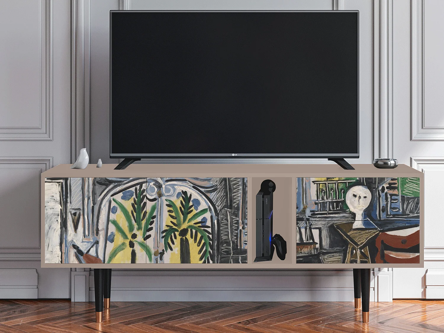 Mueble de TV - 170х69х48 cm - T1 - The Studio , Latte