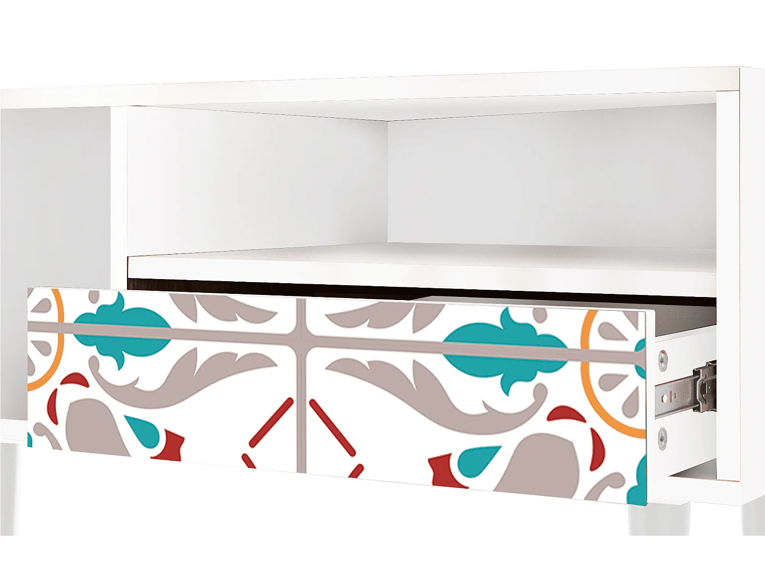 Mobile TV - 115х59х48 cm - T3 - Spring Ceramics, Bianco