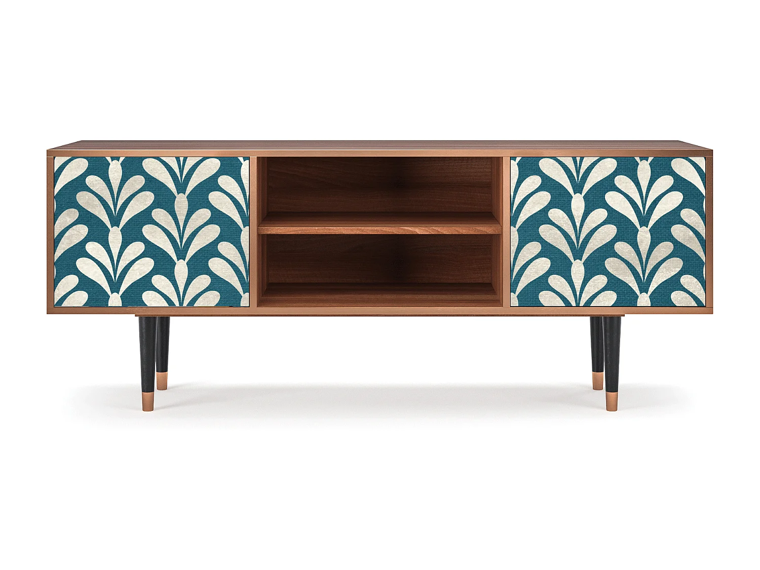 TV-meubel - 170х69х48 cm - T2 - Milky Tears, Walnoot