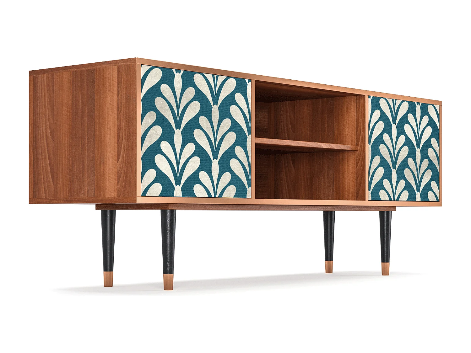 TV-meubel - 170х69х48 cm - T2 - Milky Tears, Walnoot