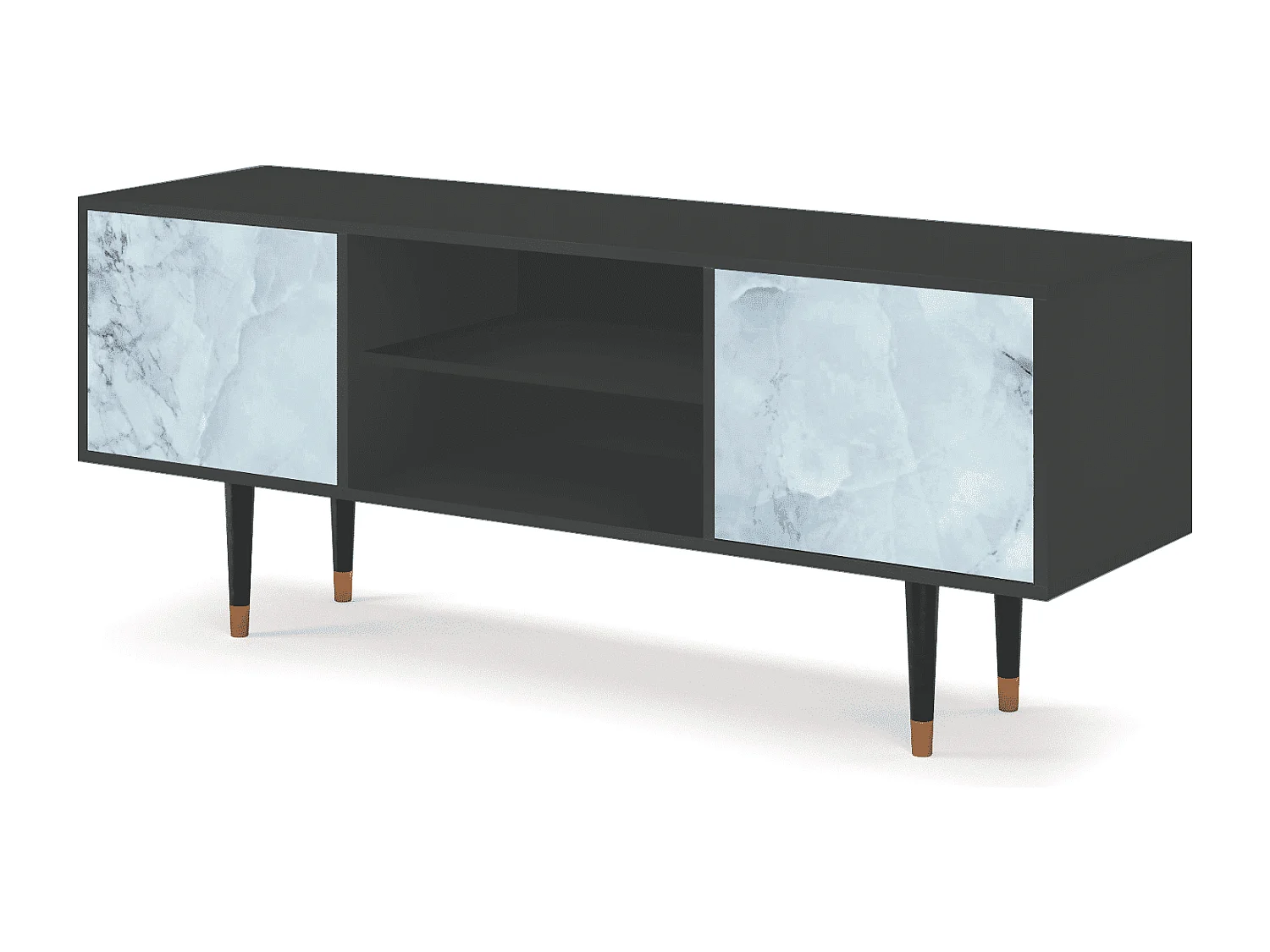 TV-Möbel - 170х69х48 cm - T2 - Glacial Colour, Anthrazit