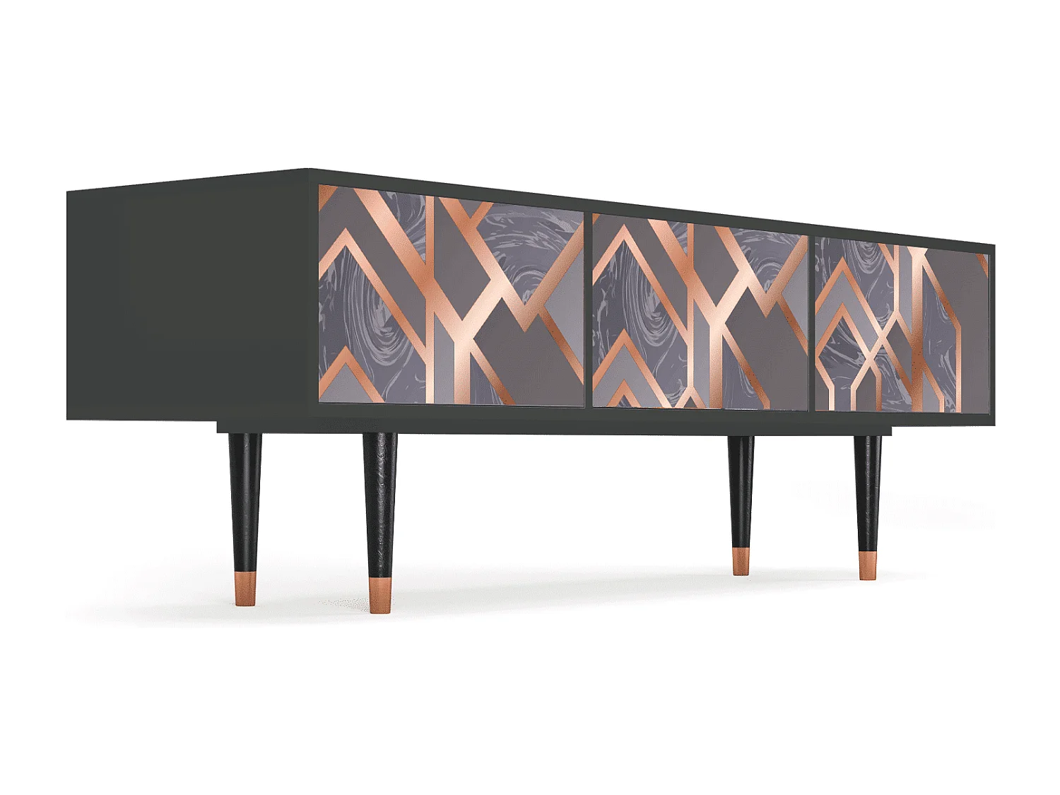 Meuble TV - 170х59х48 cm - T4 - Taupe Anatomy, Anthracite