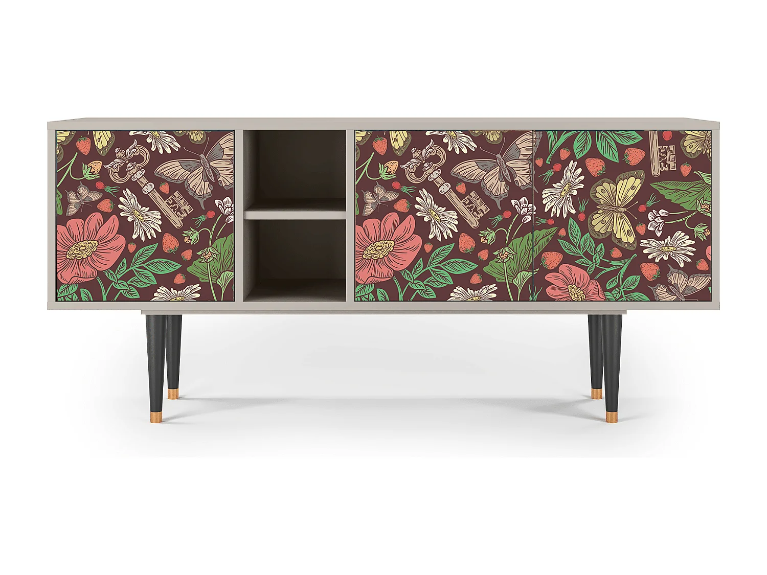 TV-Möbel - 150х69х41 cm - T5 - Alice in Wonderland, Sand