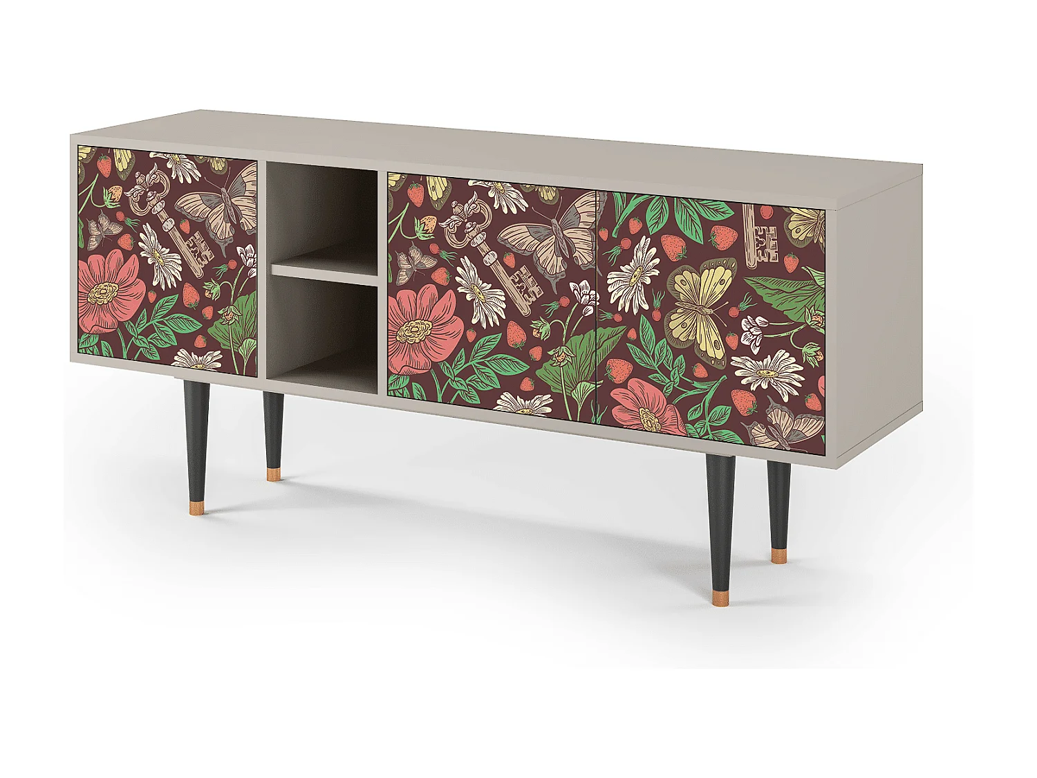 TV-Möbel - 150х69х41 cm - T5 - Alice in Wonderland, Sand