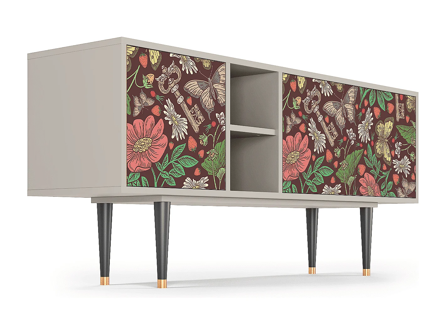 TV-Möbel - 150х69х41 cm - T5 - Alice in Wonderland, Sand