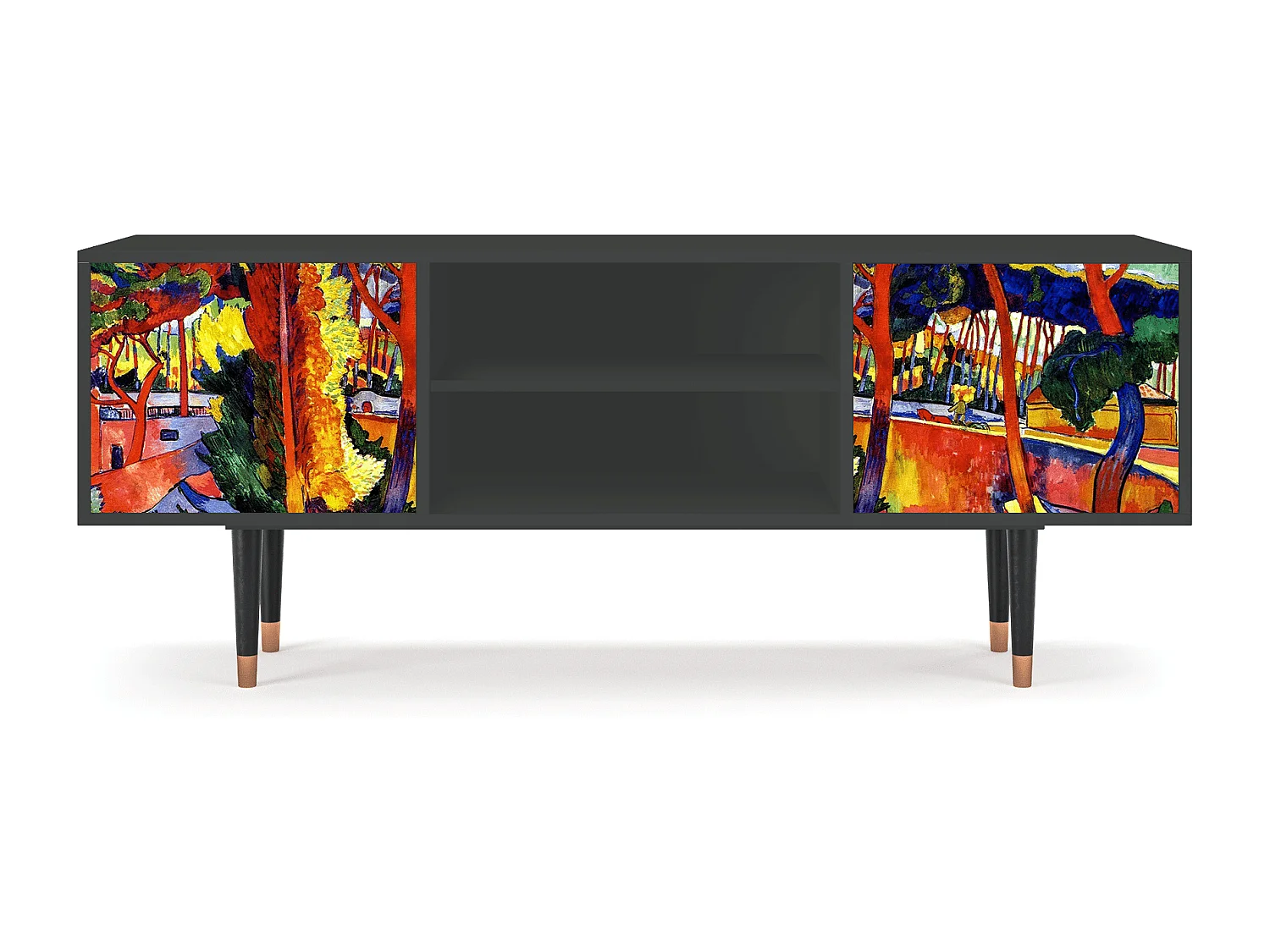 Mobile TV - 170х69х48 cm - T2 - The Turning Road, Antracite