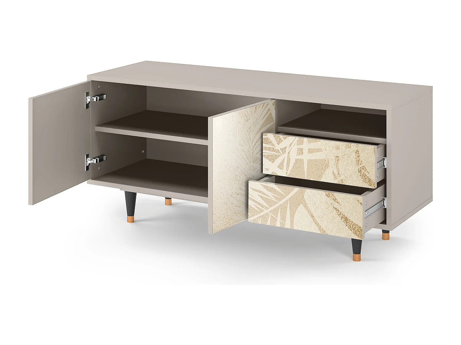 TV-meubel - 125х56х41 cm - T7 - Plant of the Dessert, Zand