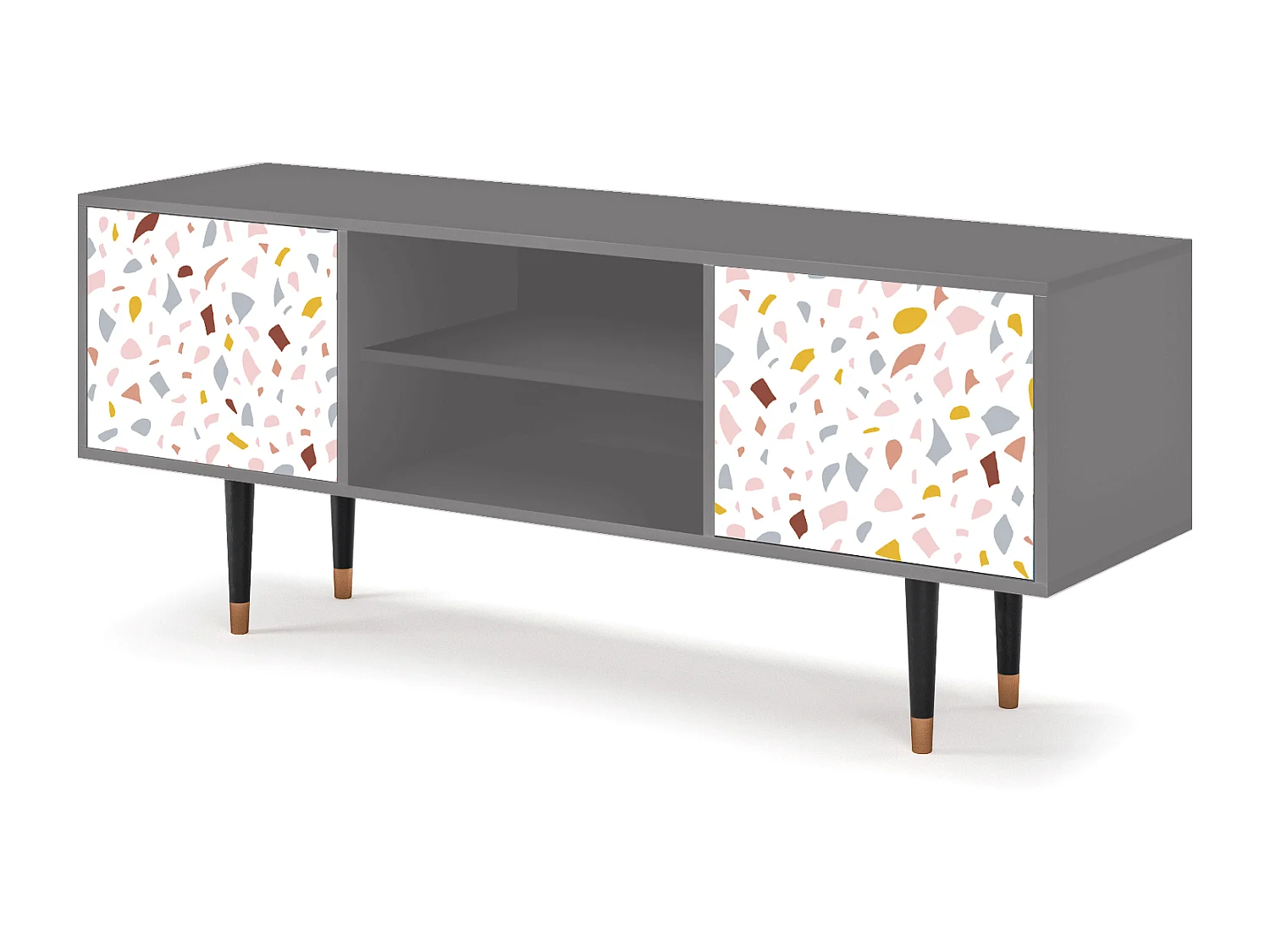 Mobile TV - 170х69х48 cm - T2 - Marmelade Cheese, Grigio