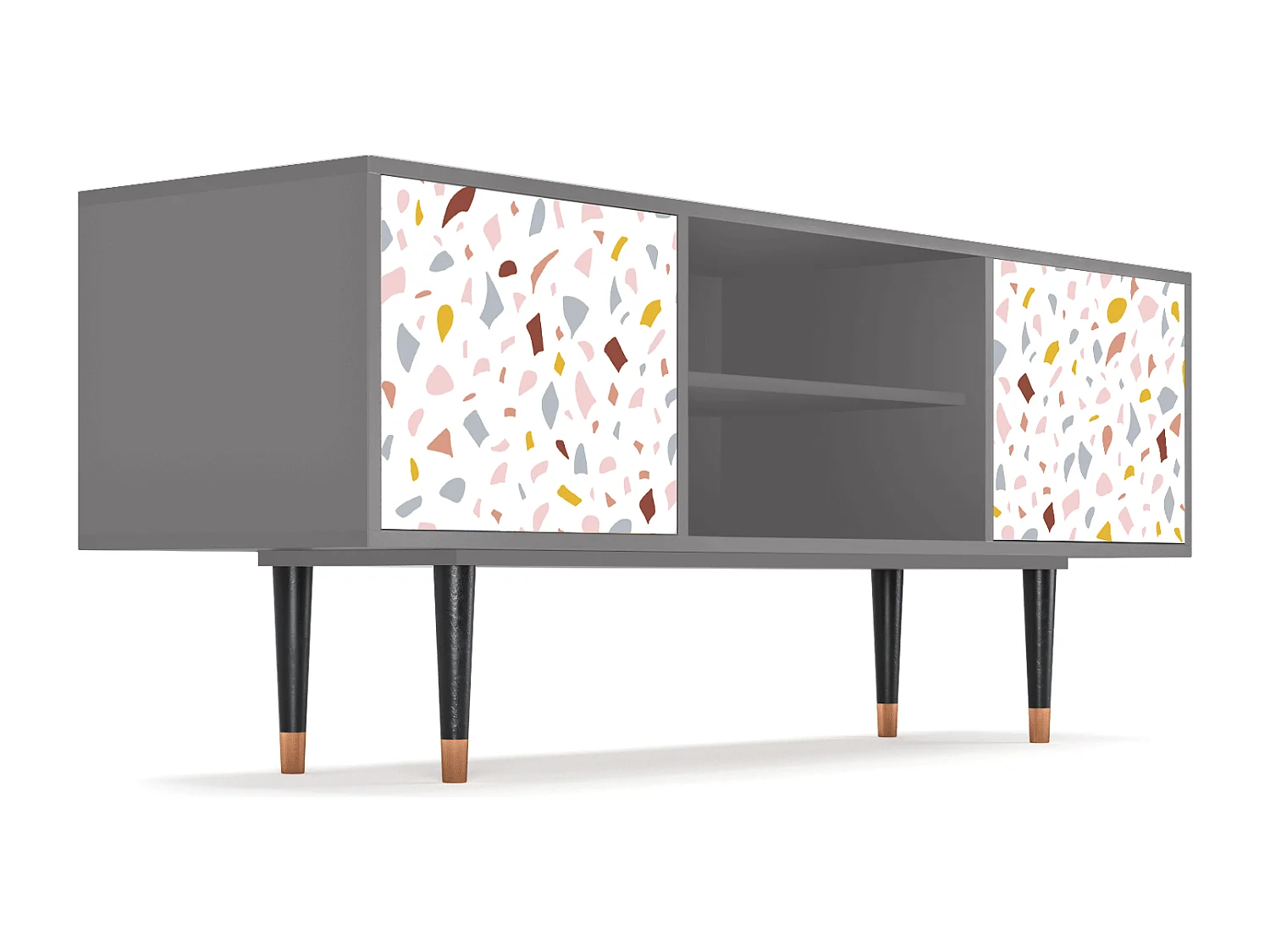 Mobile TV - 170х69х48 cm - T2 - Marmelade Cheese, Grigio