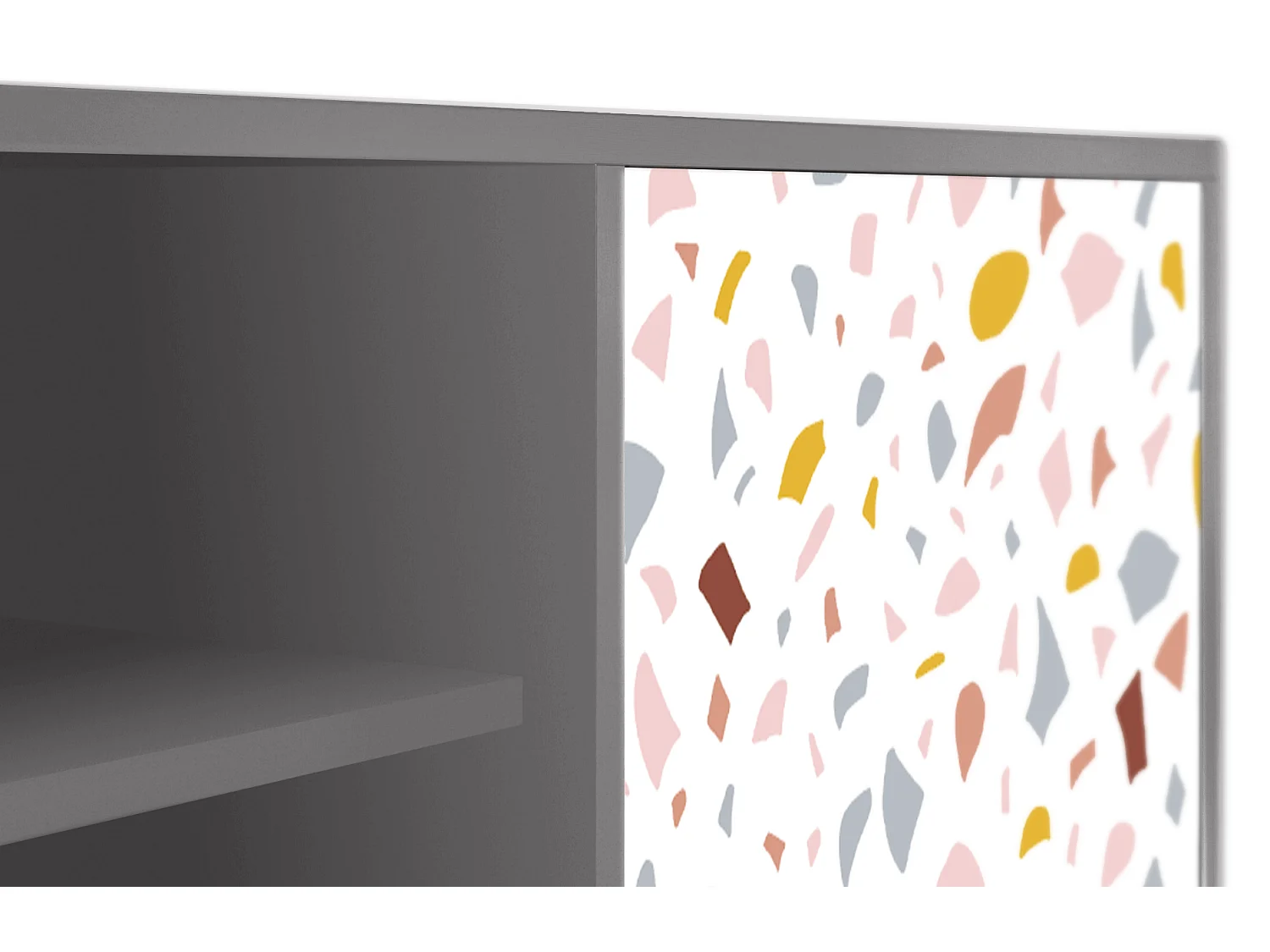 Mobile TV - 170х69х48 cm - T2 - Marmelade Cheese, Grigio