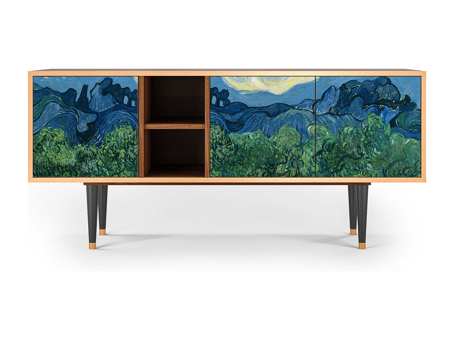 TV-Möbel - 150х69х41 cm - T5 - The Oil Trees, Walnuss