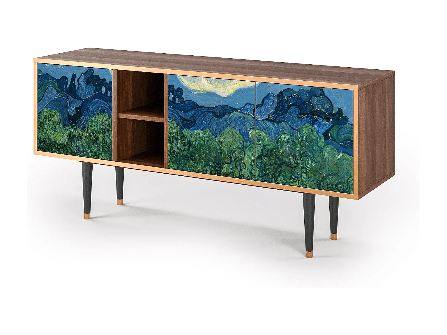 TV-Möbel - 150х69х41 cm - T5 - The Oil Trees, Walnuss