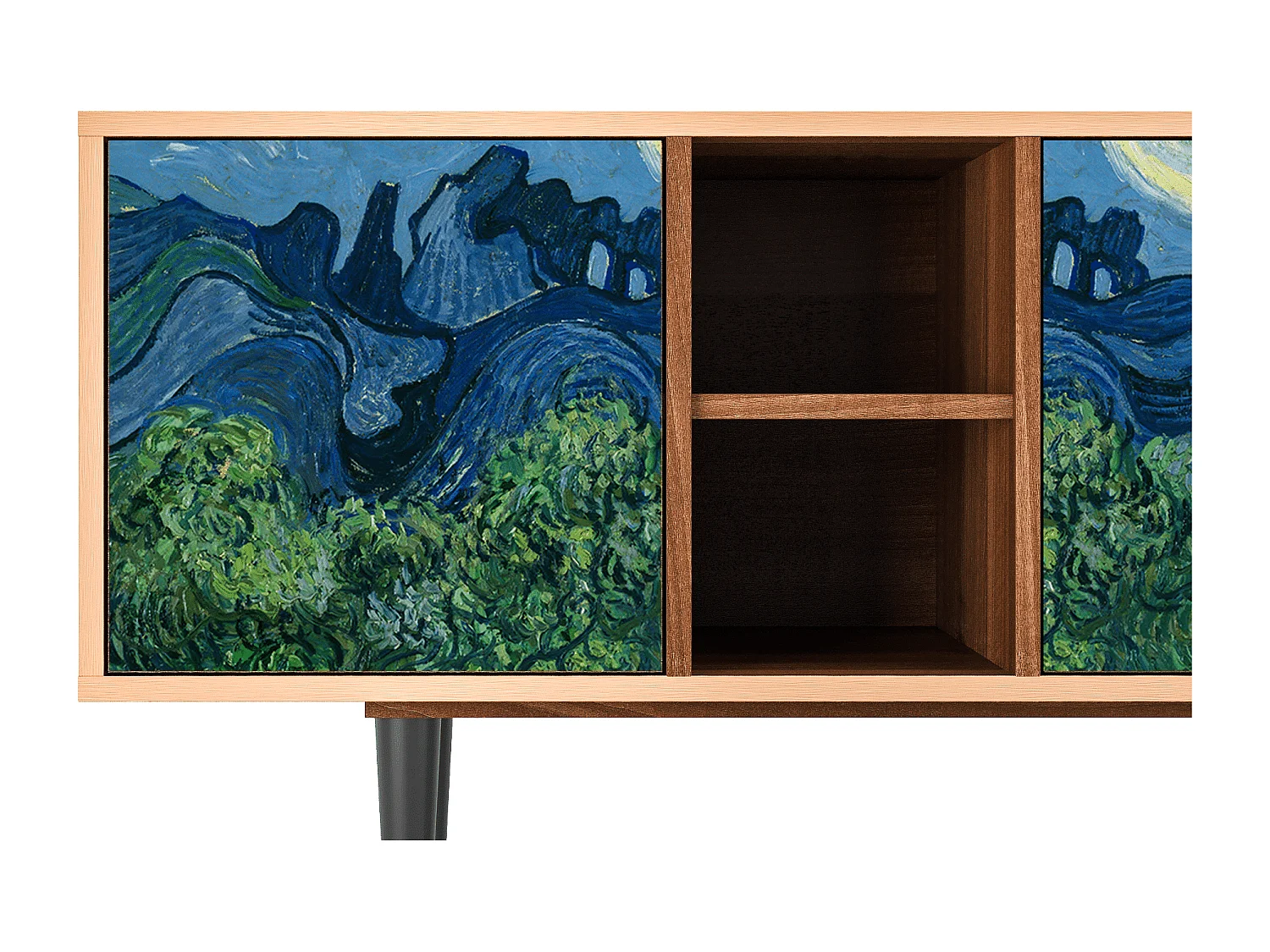 TV-Möbel - 150х69х41 cm - T5 - The Oil Trees, Walnuss