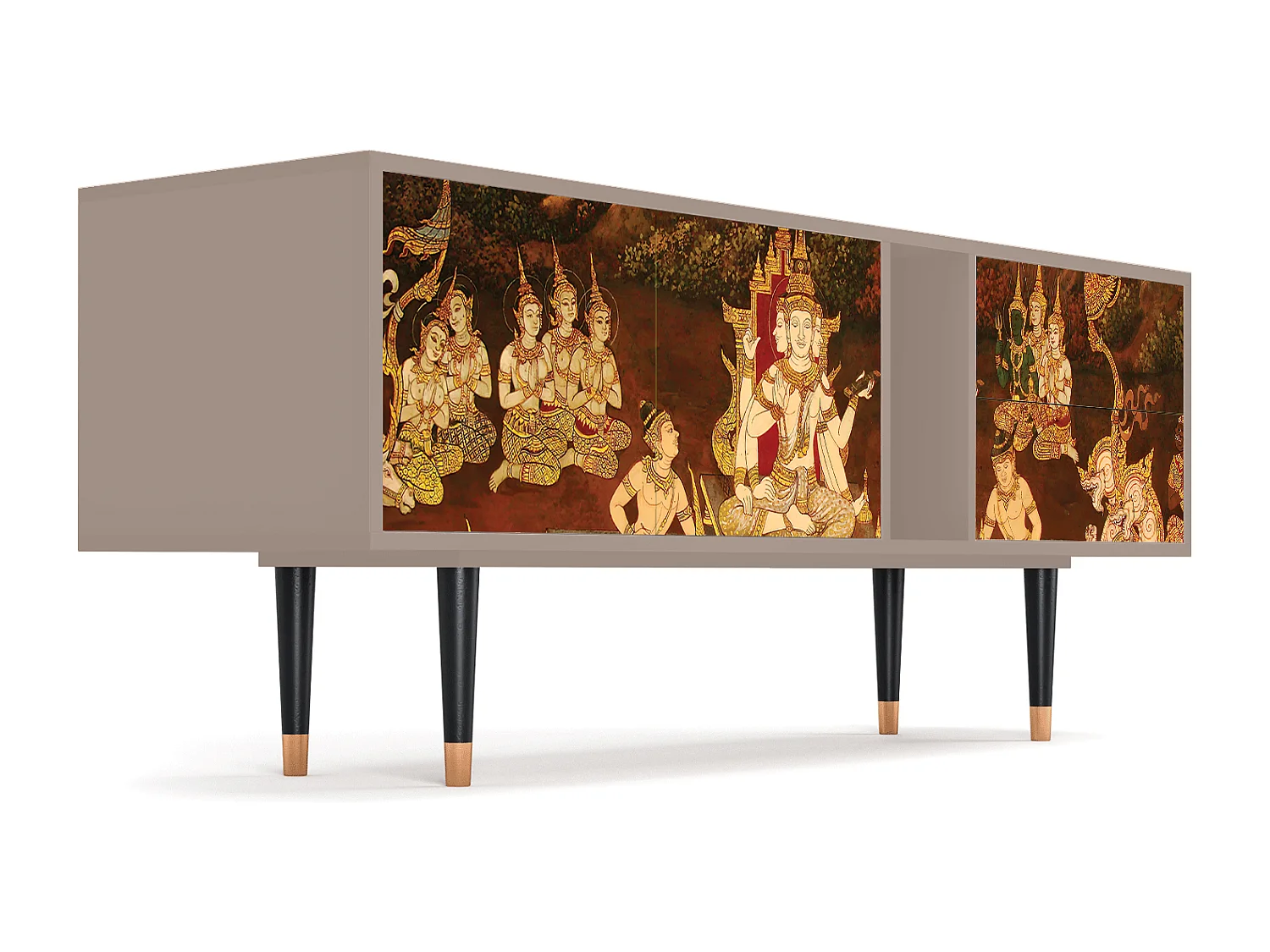 Meuble TV - 170х69х48 cm - T1 - Malyavan, Latte