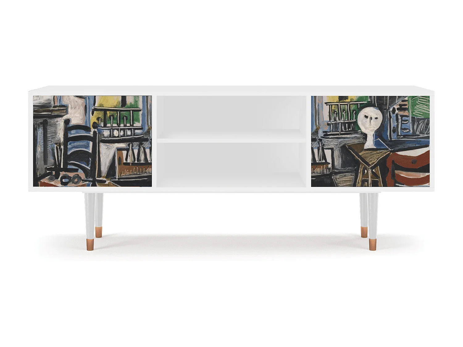 Meuble TV - 170х69х48 cm - T2 - The Studio , Blanc