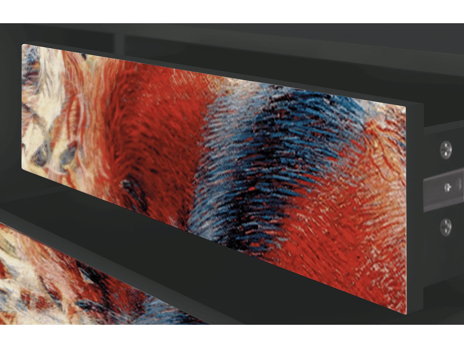 TV-meubel - 170х59х48 cm - T4 - The City Rises, Antraciet