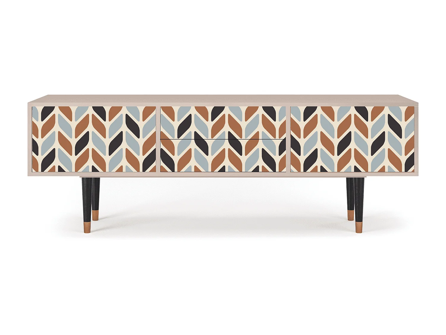 TV-Möbel - 170х59х48 cm - T4 - Beige Laure, Latte