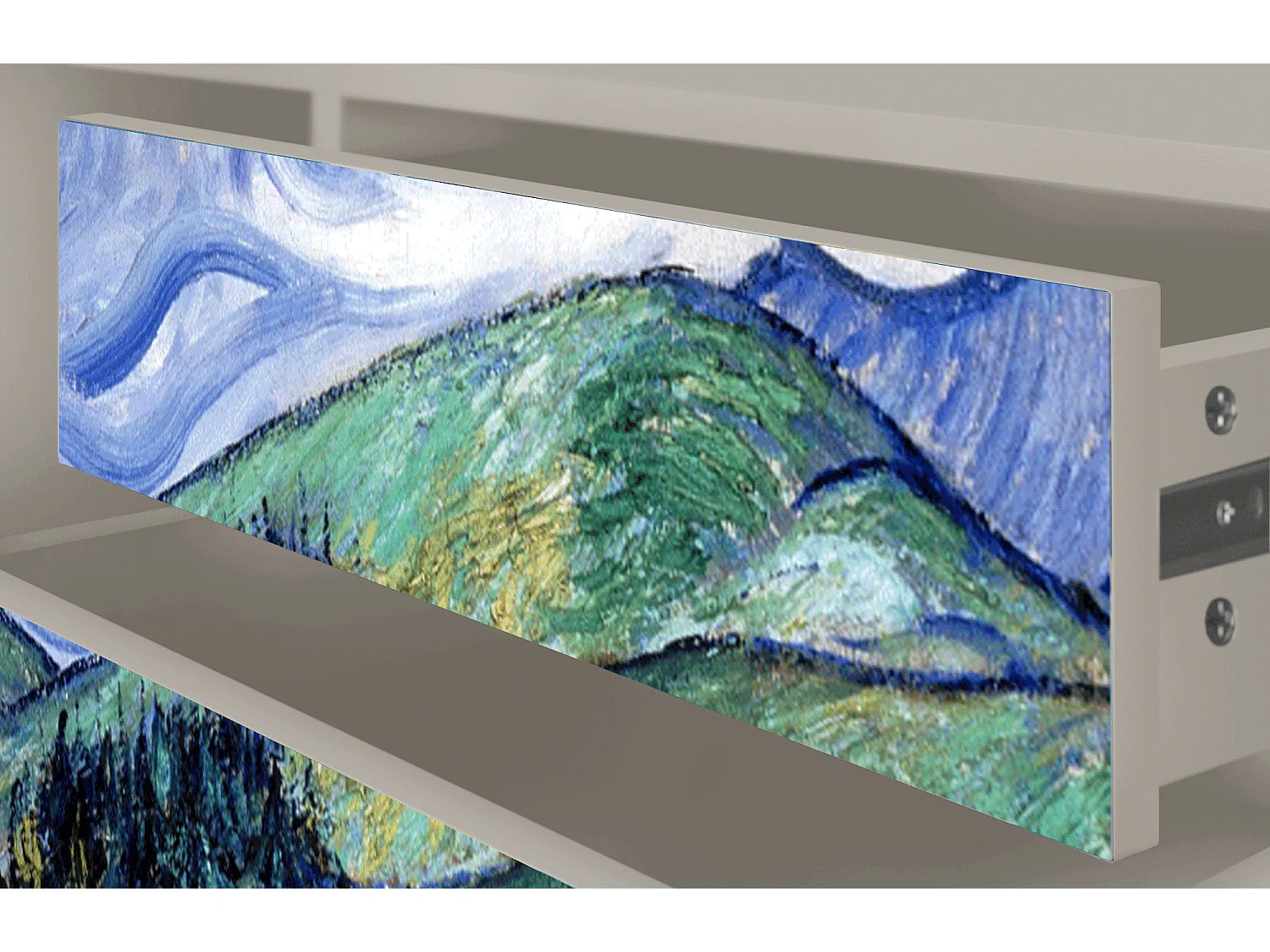 TV-meubel - 170х59х48 cm - T4 - Landscape, Zand