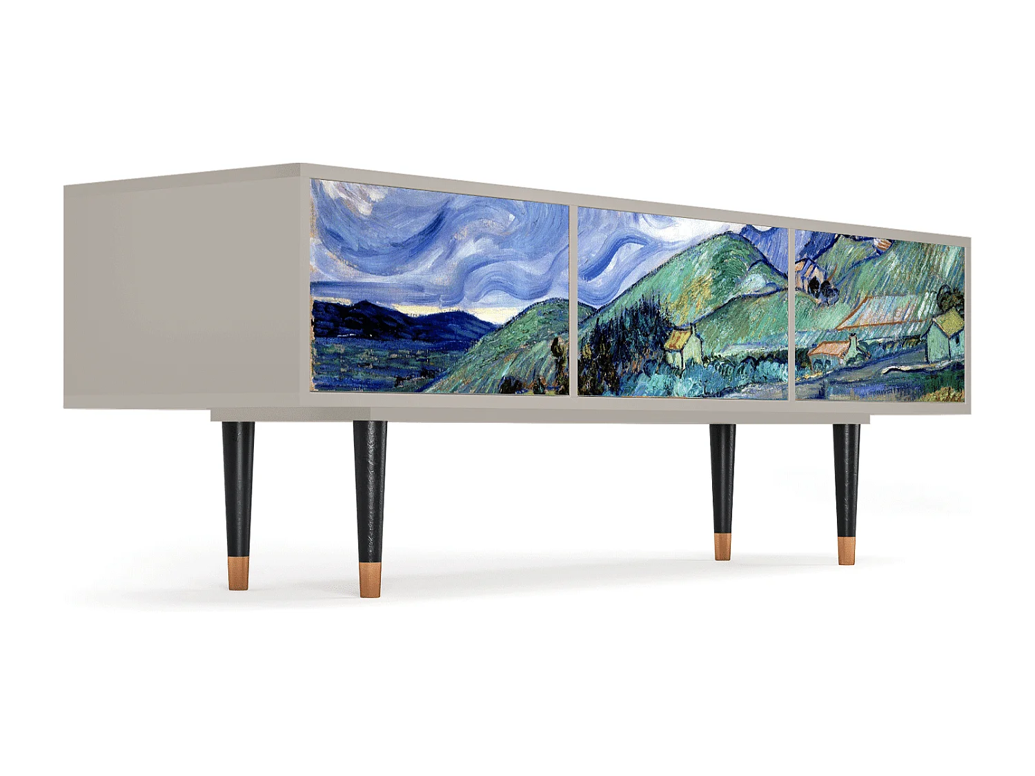 TV-meubel - 170х59х48 cm - T4 - Landscape, Zand