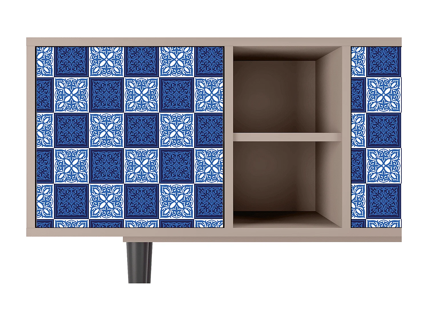 Meuble TV - 150х69х41 cm - T5 - Light Path, Latte