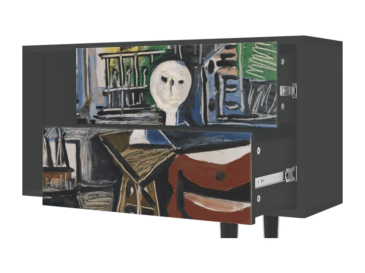 Mueble de TV - 170х69х48 cm - T1 - The Studio , Antracite