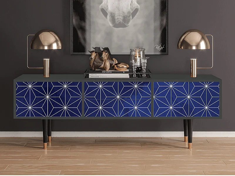 TV-Möbel - 170х59х48 cm - T4 - Milky Way, Anthrazit