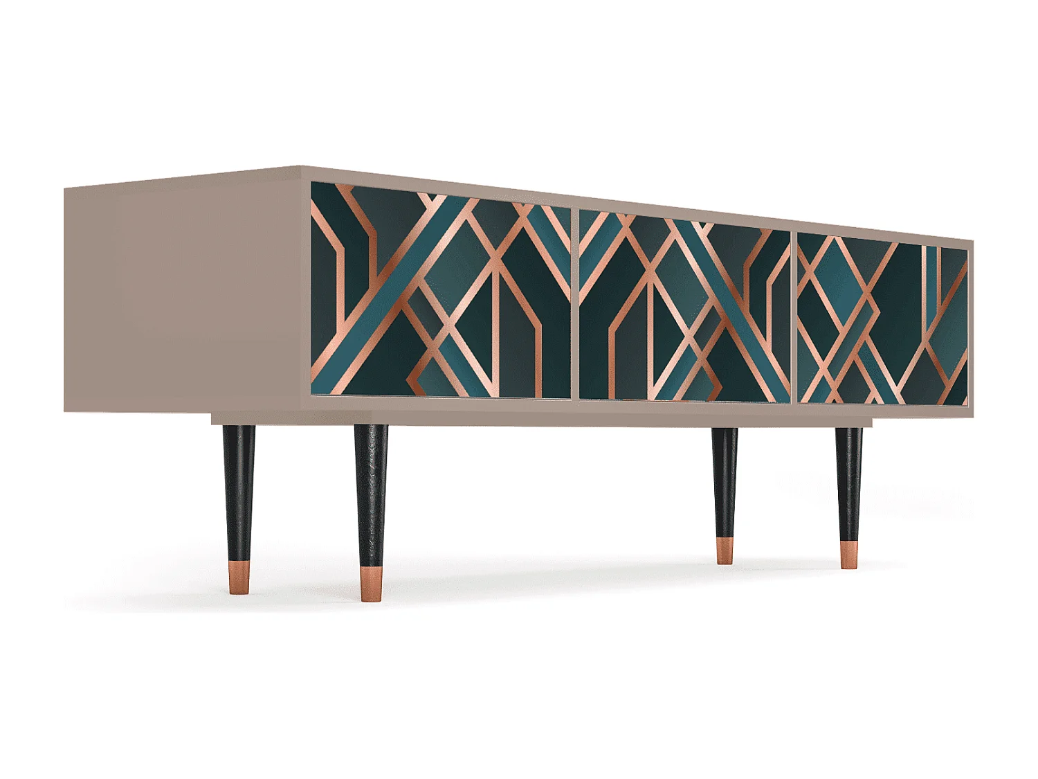 Meuble TV - 170х59х48 cm - T4 - Bronze Crossroad, Latte