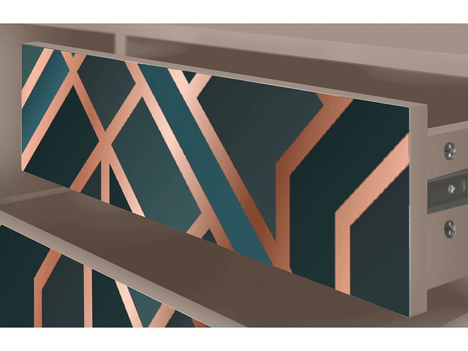 TV-meubel - 170х59х48 cm - T4 - Bronze Crossroad, Latte